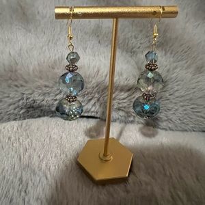 Blue Crystal Earrings